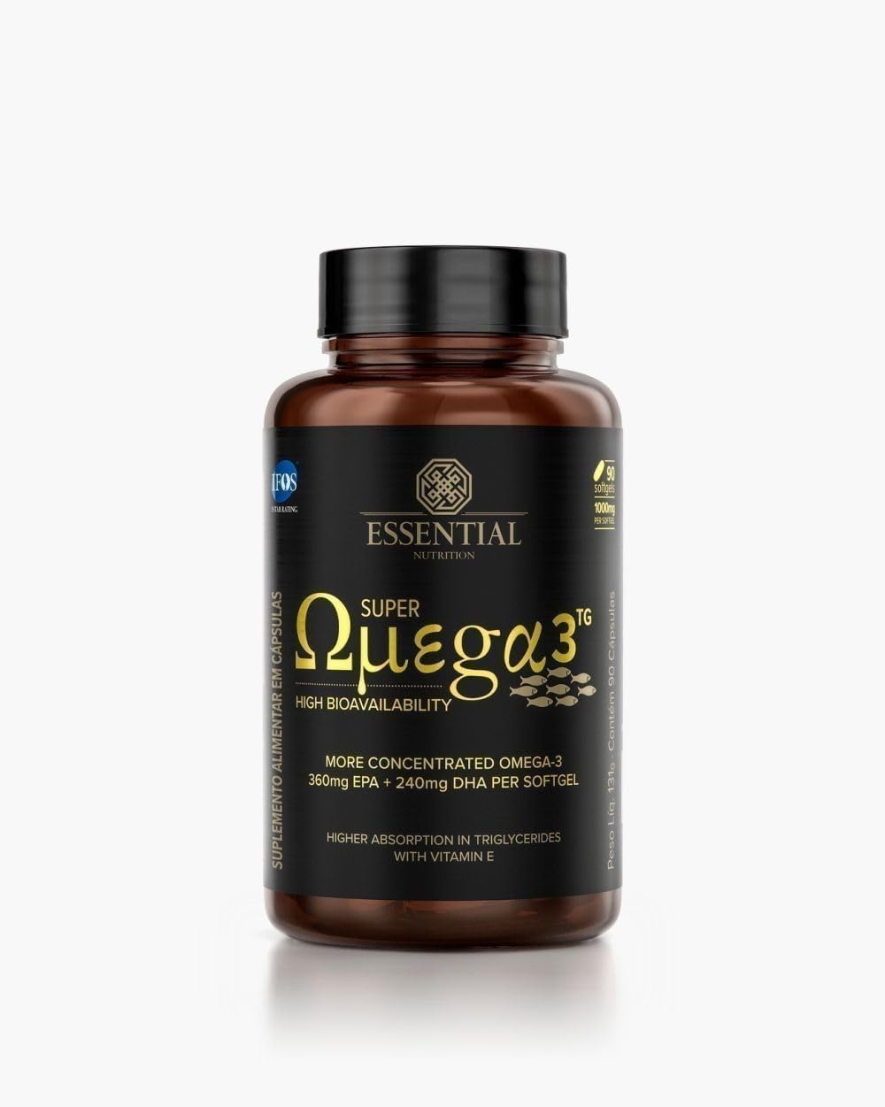 Essential Nutrition- Super Omega-3 TG 90 Cápsulas - Imagem 3