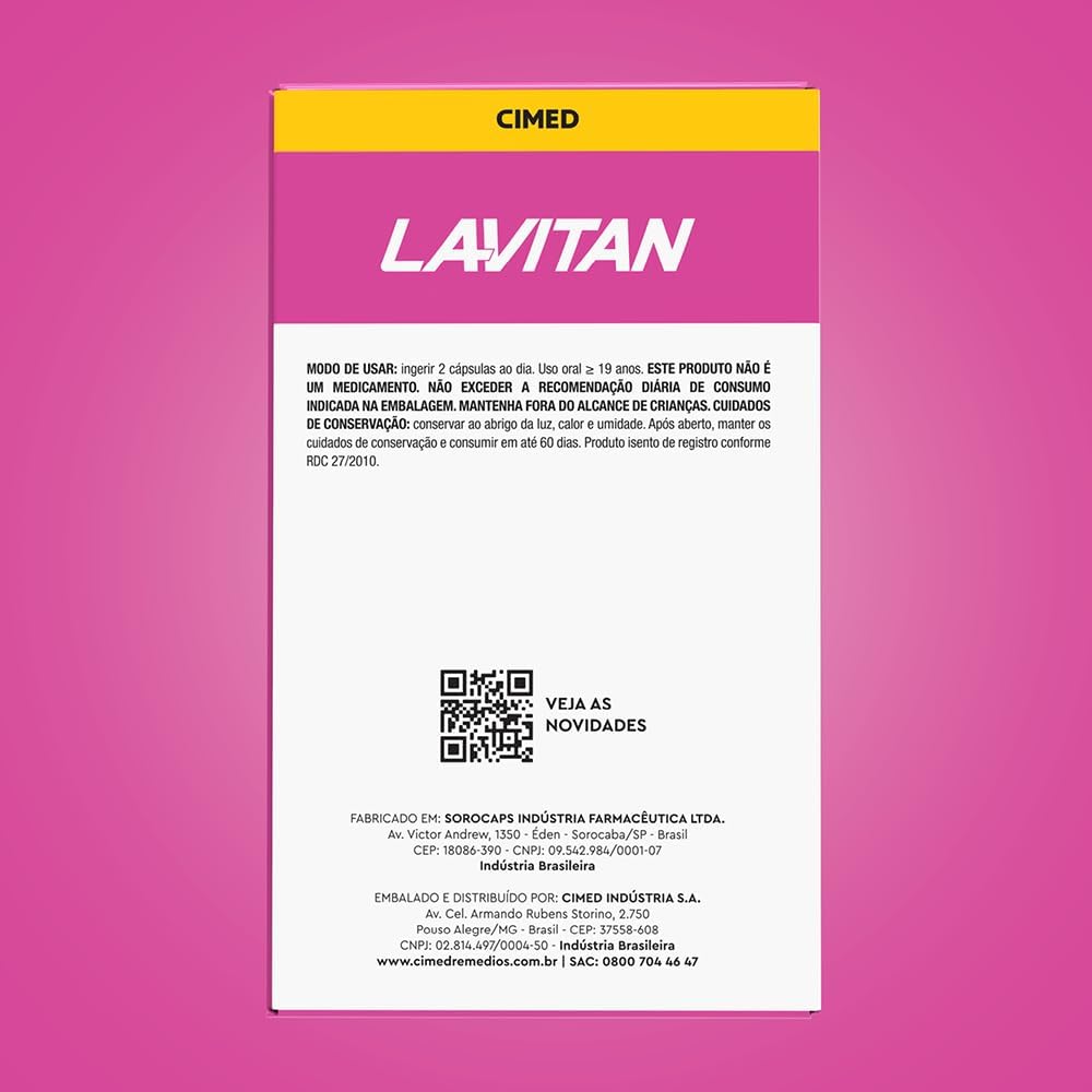 LAVITAN PRIMULA C/ 60 MENOPAUSA LINHAÇA BORRAGEM TOCOFEROL - Imagem 3
