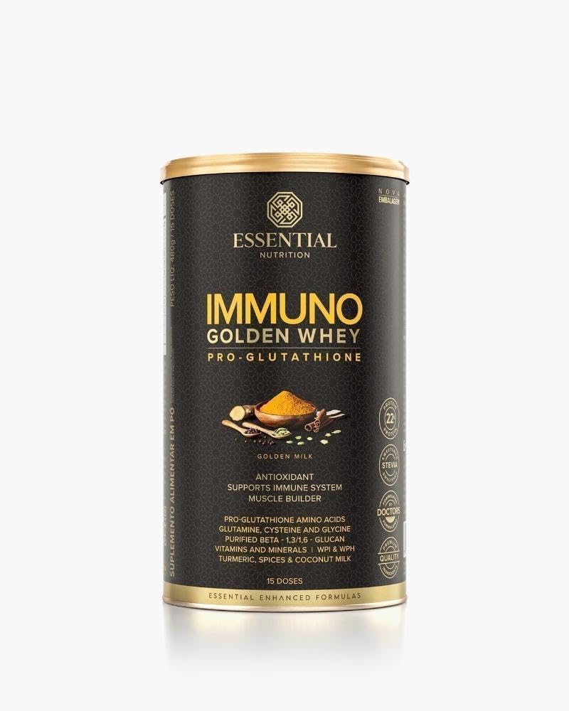 Essential Nutrition - Immuno Golden Whey Lata 465g 15 doses - Imagem 2